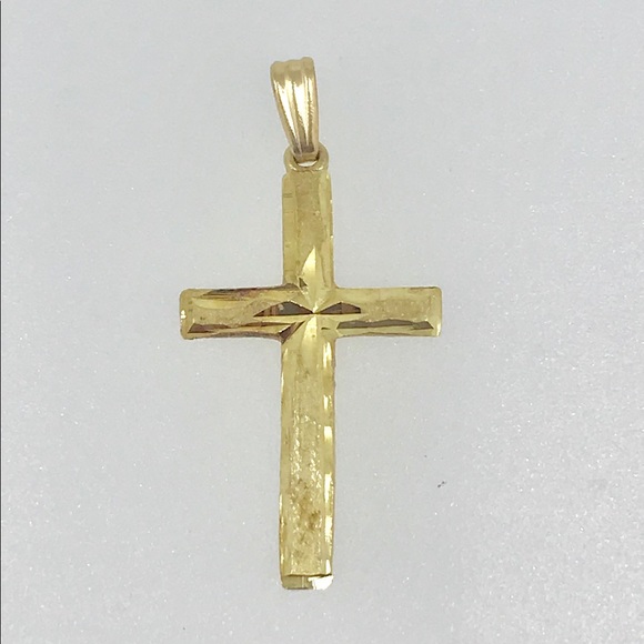 Jewelry - NWT 14 karat yellow gold cross